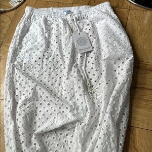 Blue Island White Cover Up Pants